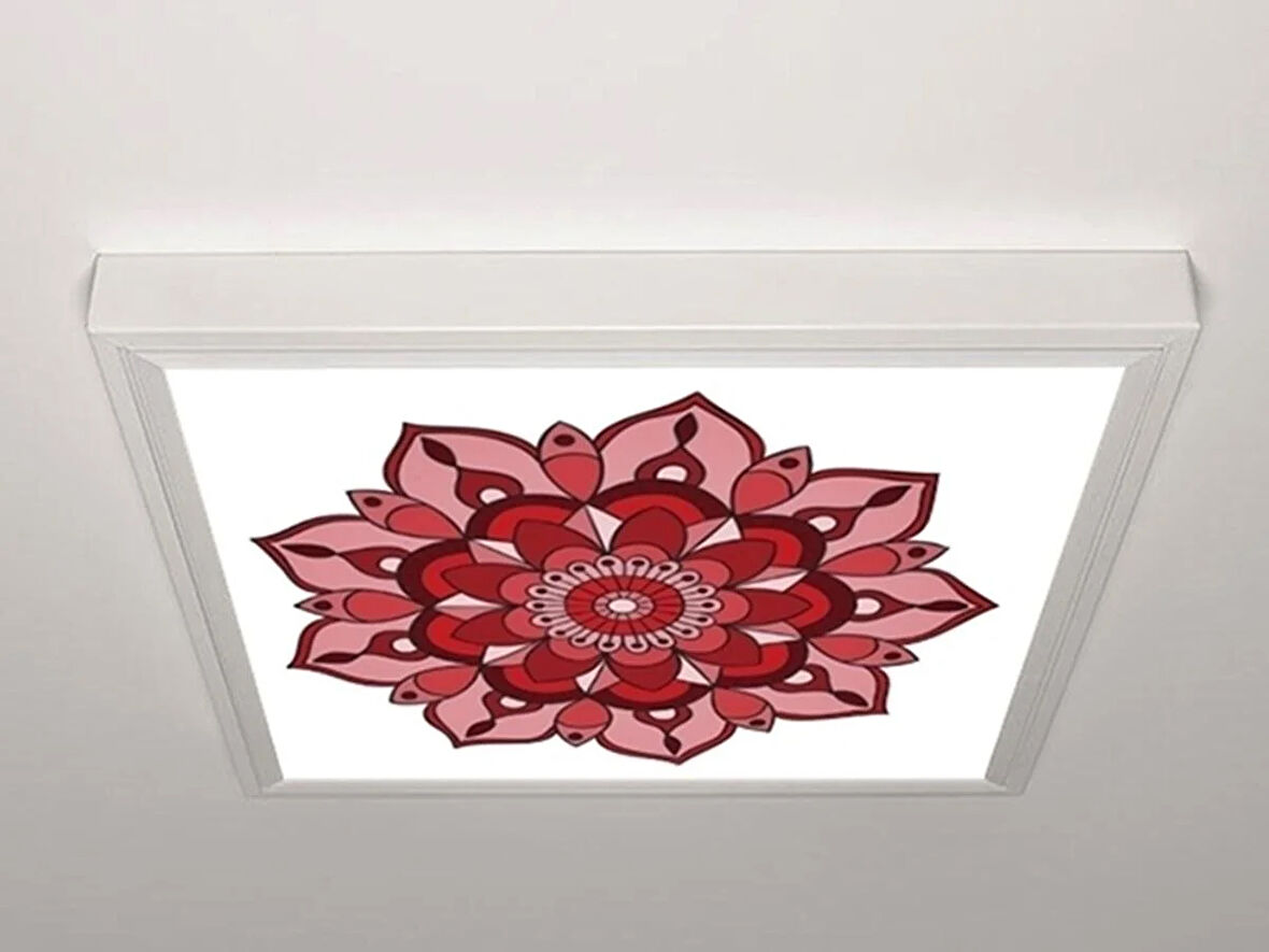 Gök Panel 60X60 LED Panel Aydınlatma Armatür Avize Sıva Üstü Desenli Tekli 46511038SU