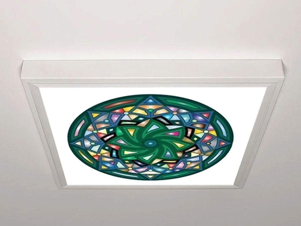 Gök Panel 60X60 LED Panel Aydınlatma Armatür Avize Sıva Üstü Desenli Tekli 46511041SU