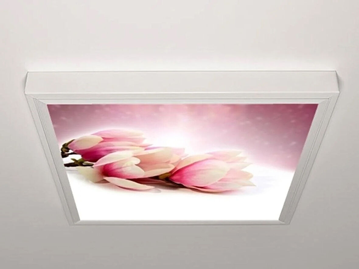 Gök Panel 60X60 LED Panel Aydınlatma Armatür Avize Sıva Üstü Desenli Tekli 46511116SU