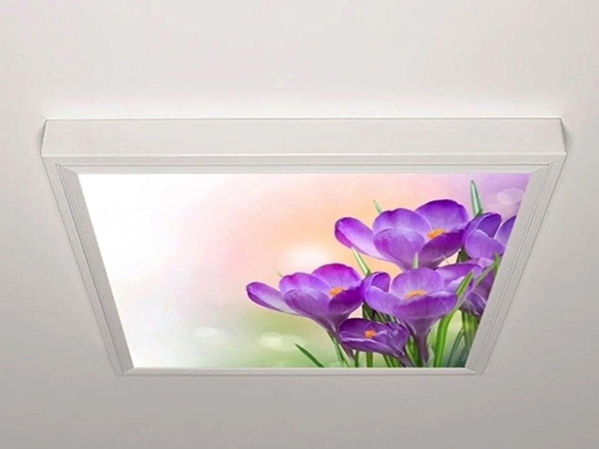 Gök Panel 60X60 LED Panel Aydınlatma Armatür Avize Sıva Üstü Desenli Tekli 46511127SU