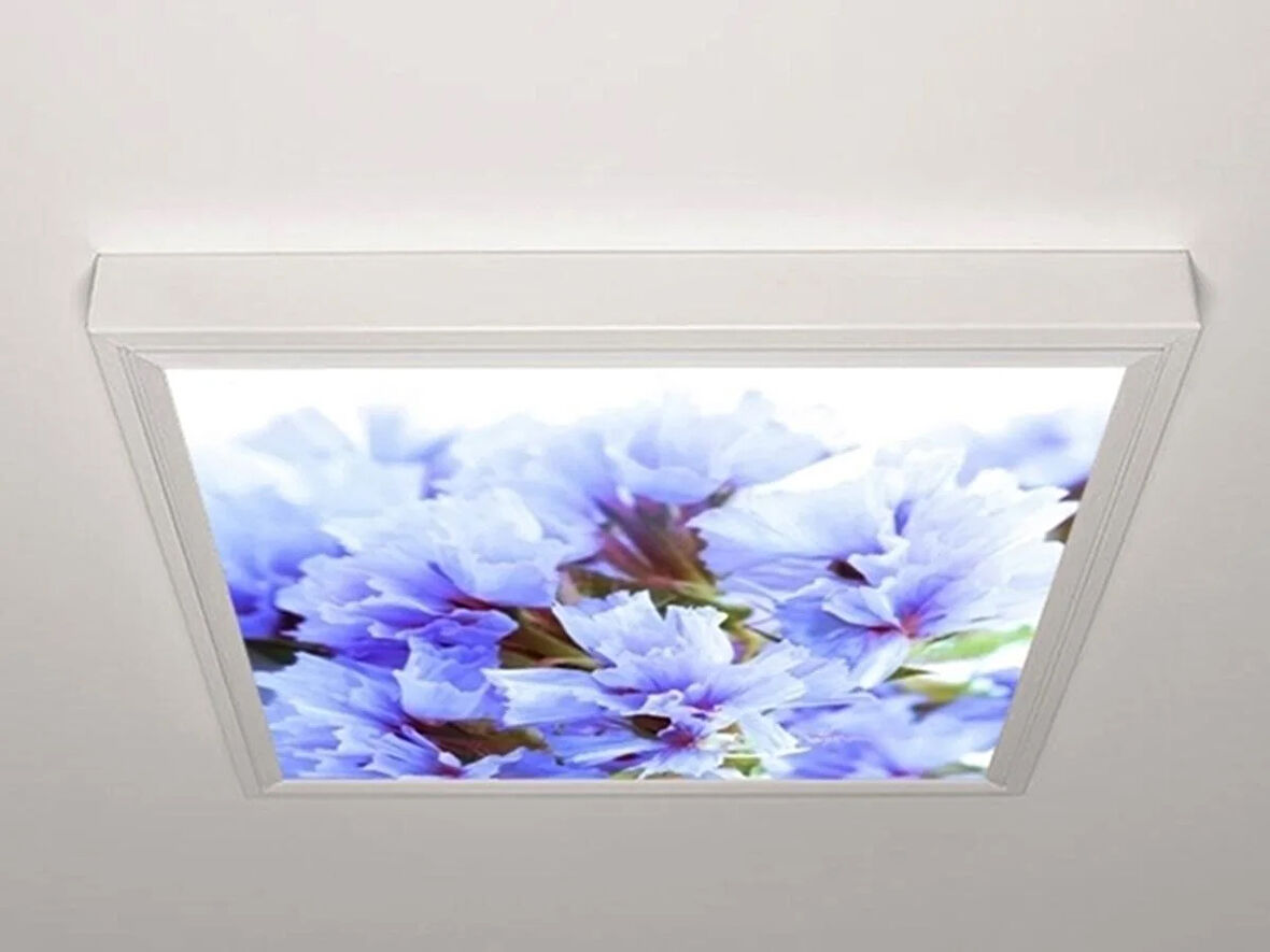 Gök Panel 60X60 LED Panel Aydınlatma Armatür Avize Sıva Üstü Desenli Tekli 46511129SU