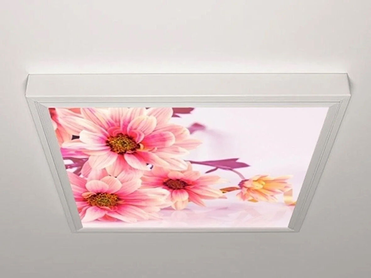 Gök Panel 60X60 LED Panel Aydınlatma Armatür Avize Sıva Üstü Desenli Tekli 46511132SU