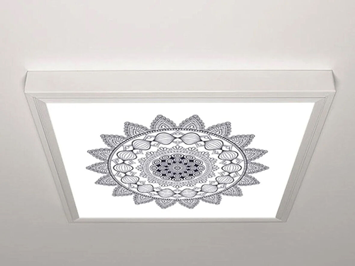 Gök Panel 60X60 LED Panel Aydınlatma Armatür Avize Sıva Üstü Desenli Tekli 46511264SU
