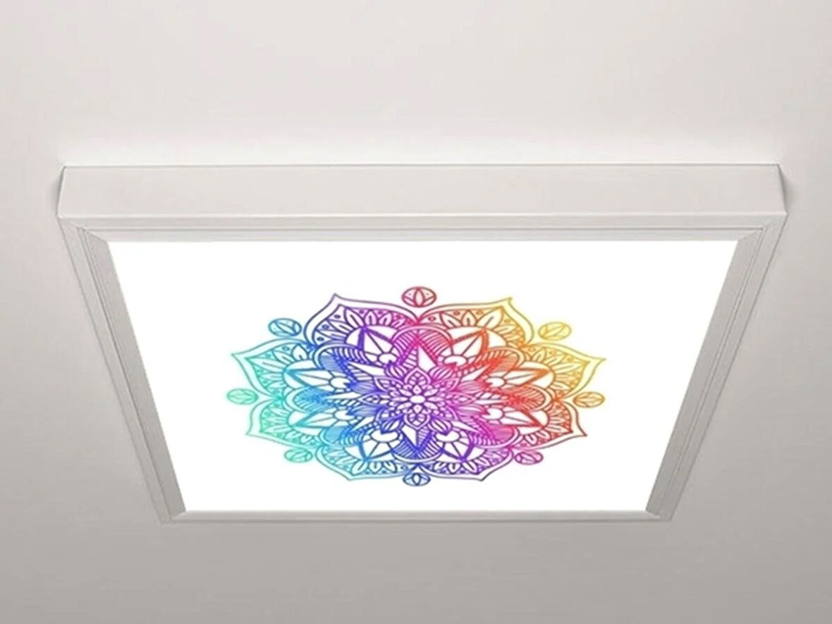 Gök Panel 60X60 LED Panel Aydınlatma Armatür Avize Sıva Üstü Desenli Tekli 46511268SU