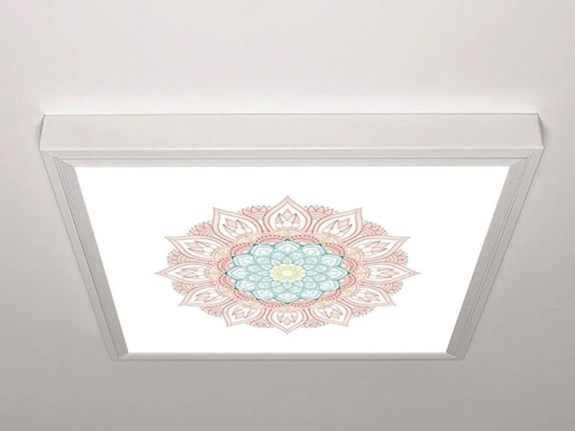 Gök Panel 60X60 LED Panel Aydınlatma Armatür Avize Sıva Üstü Desenli Tekli 46511270SU