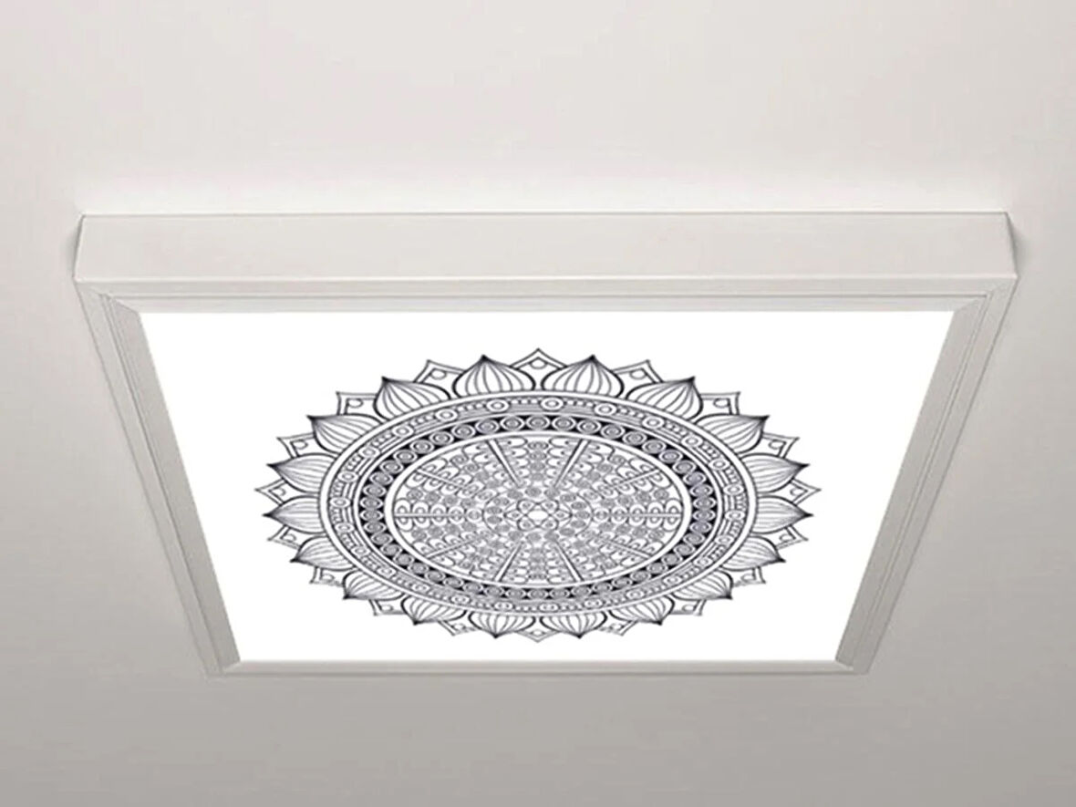 Gök Panel 60X60 LED Panel Aydınlatma Armatür Avize Sıva Üstü Desenli Tekli 46511274SU