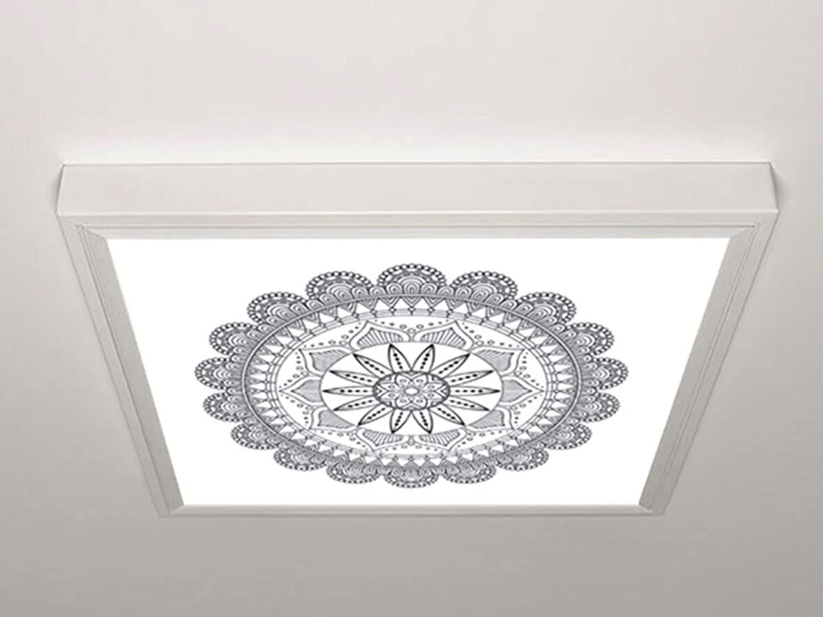 Gök Panel 60X60 LED Panel Aydınlatma Armatür Avize Sıva Üstü Desenli Tekli 46511278SU