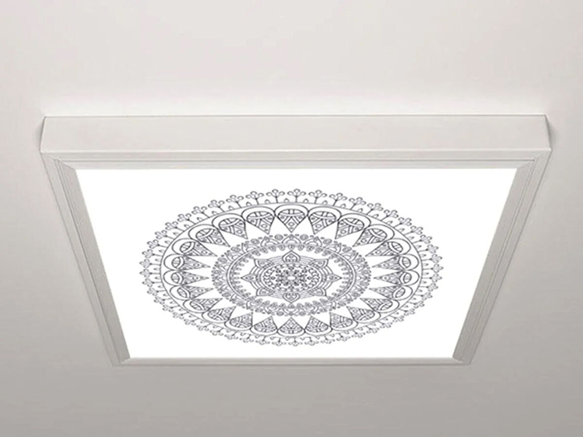 Gök Panel 60X60 LED Panel Aydınlatma Armatür Avize Sıva Üstü Desenli Tekli 46511280SU