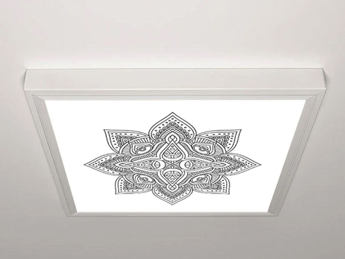 Gök Panel 60X60 LED Panel Aydınlatma Armatür Avize Sıva Üstü Desenli Tekli 46511282SU