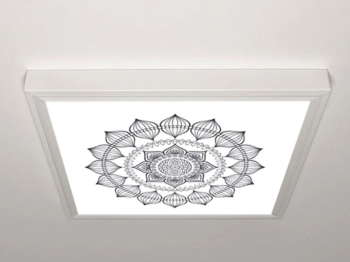 Gök Panel 60X60 LED Panel Aydınlatma Armatür Avize Sıva Üstü Desenli Tekli 46511284SU