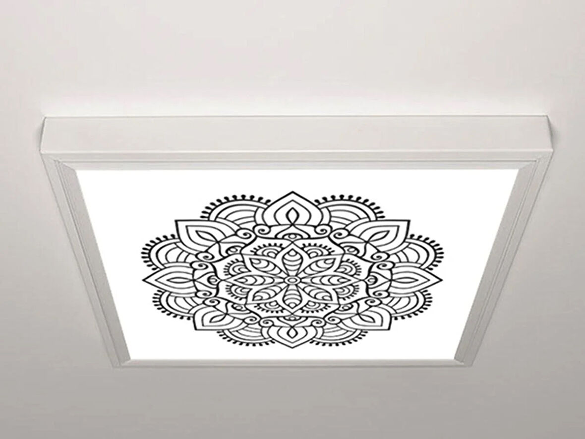 Gök Panel 60X60 LED Panel Aydınlatma Armatür Avize Sıva Üstü Desenli Tekli 46511292SU