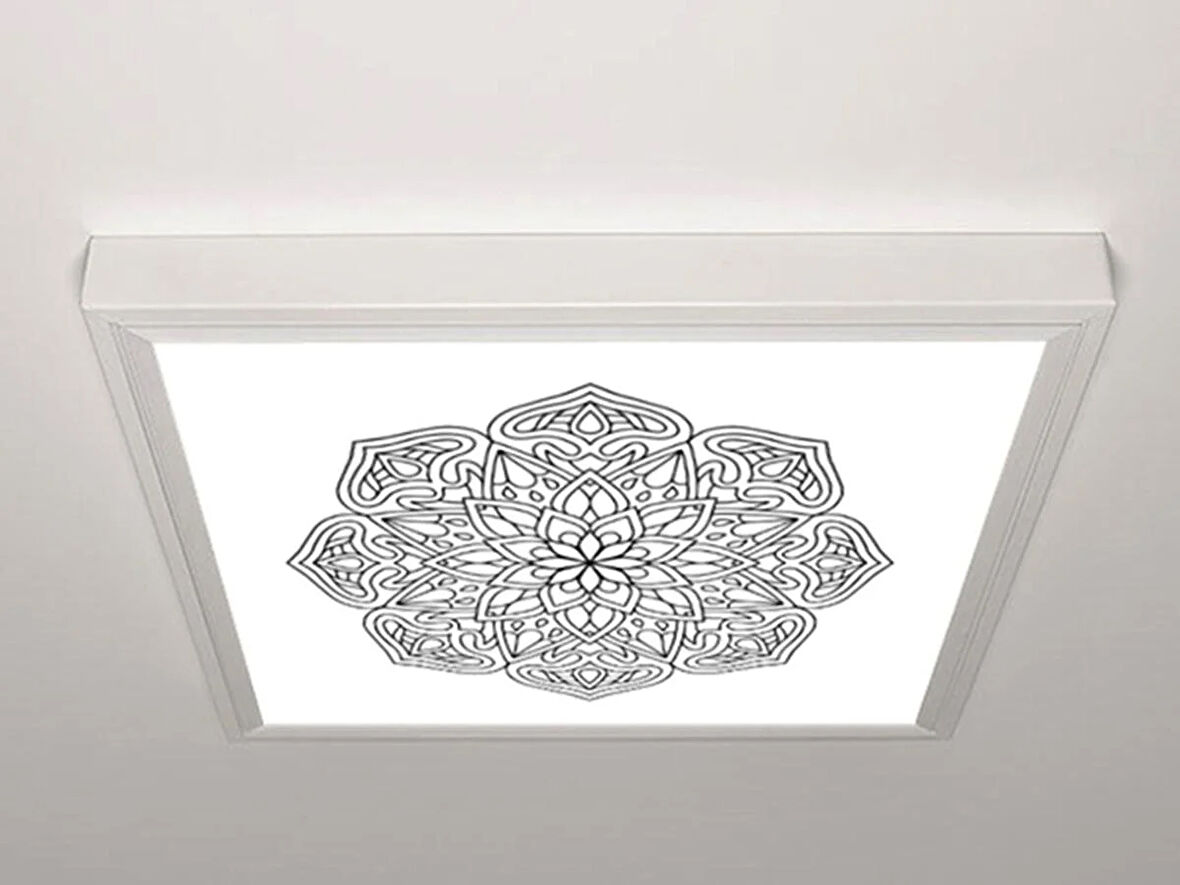 Gök Panel 60X60 LED Panel Aydınlatma Armatür Avize Sıva Üstü Desenli Tekli 46511296SU