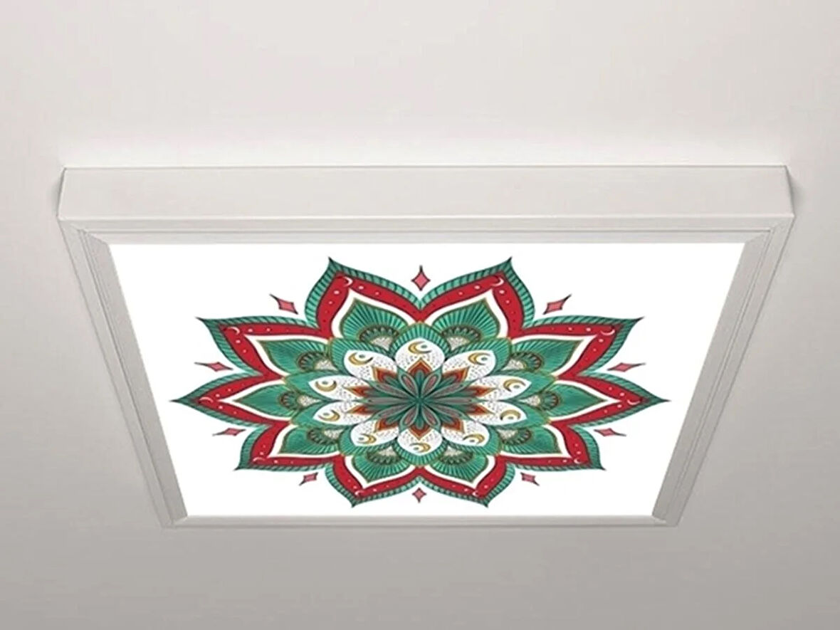 Gök Panel 60X60 LED Panel Aydınlatma Armatür Avize Sıva Üstü Desenli Tekli 46511305SU