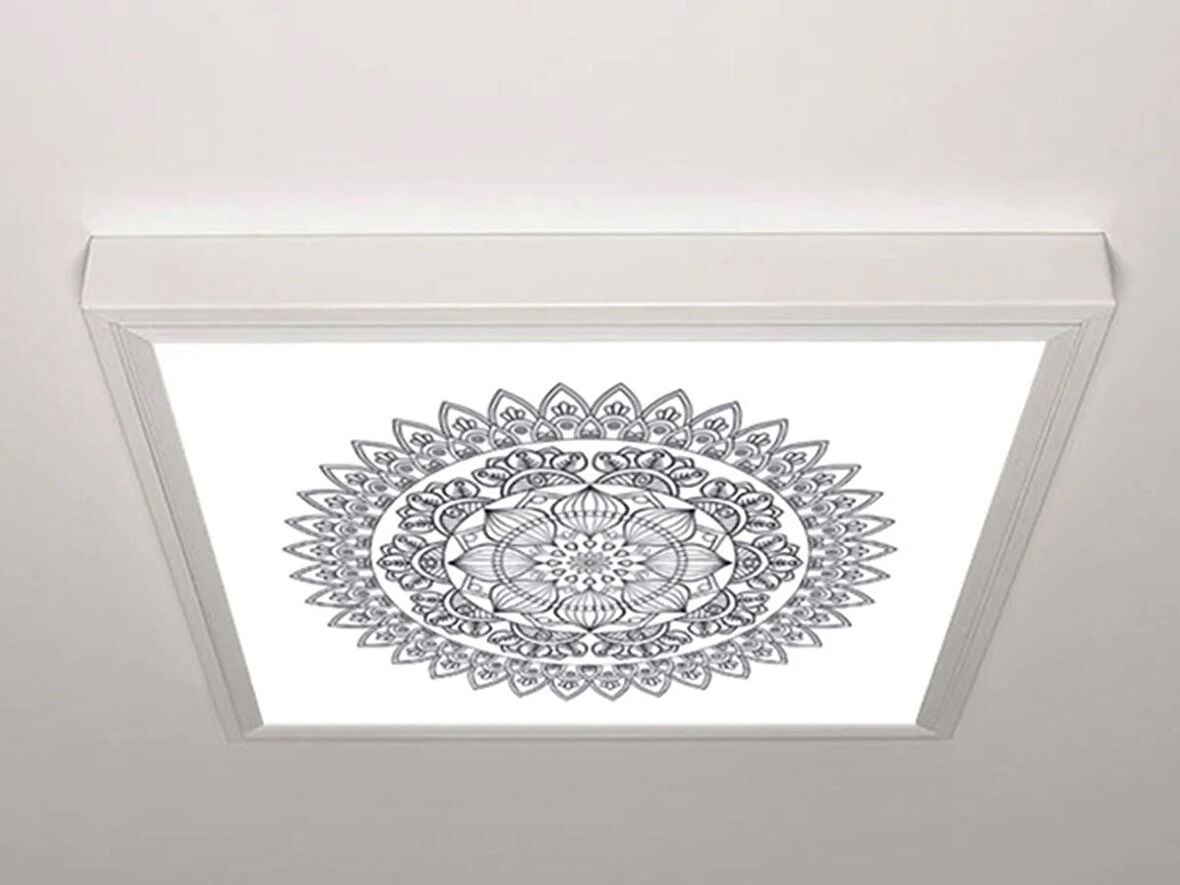 Gök Panel 60X60 LED Panel Aydınlatma Armatür Avize Sıva Üstü Desenli Tekli 46511314SU