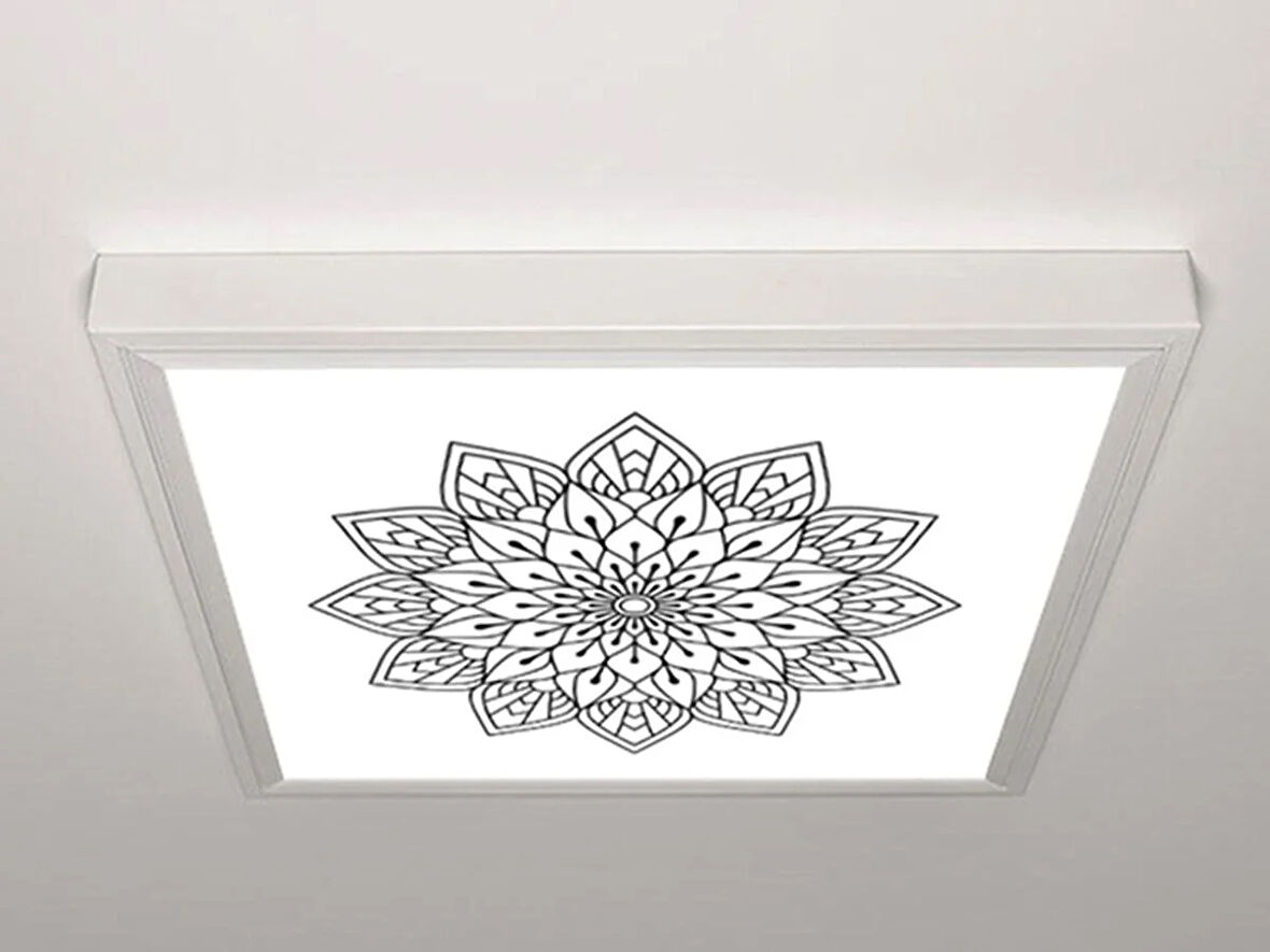 Gök Panel 60X60 LED Panel Aydınlatma Armatür Avize Sıva Üstü Desenli Tekli 46511320SU