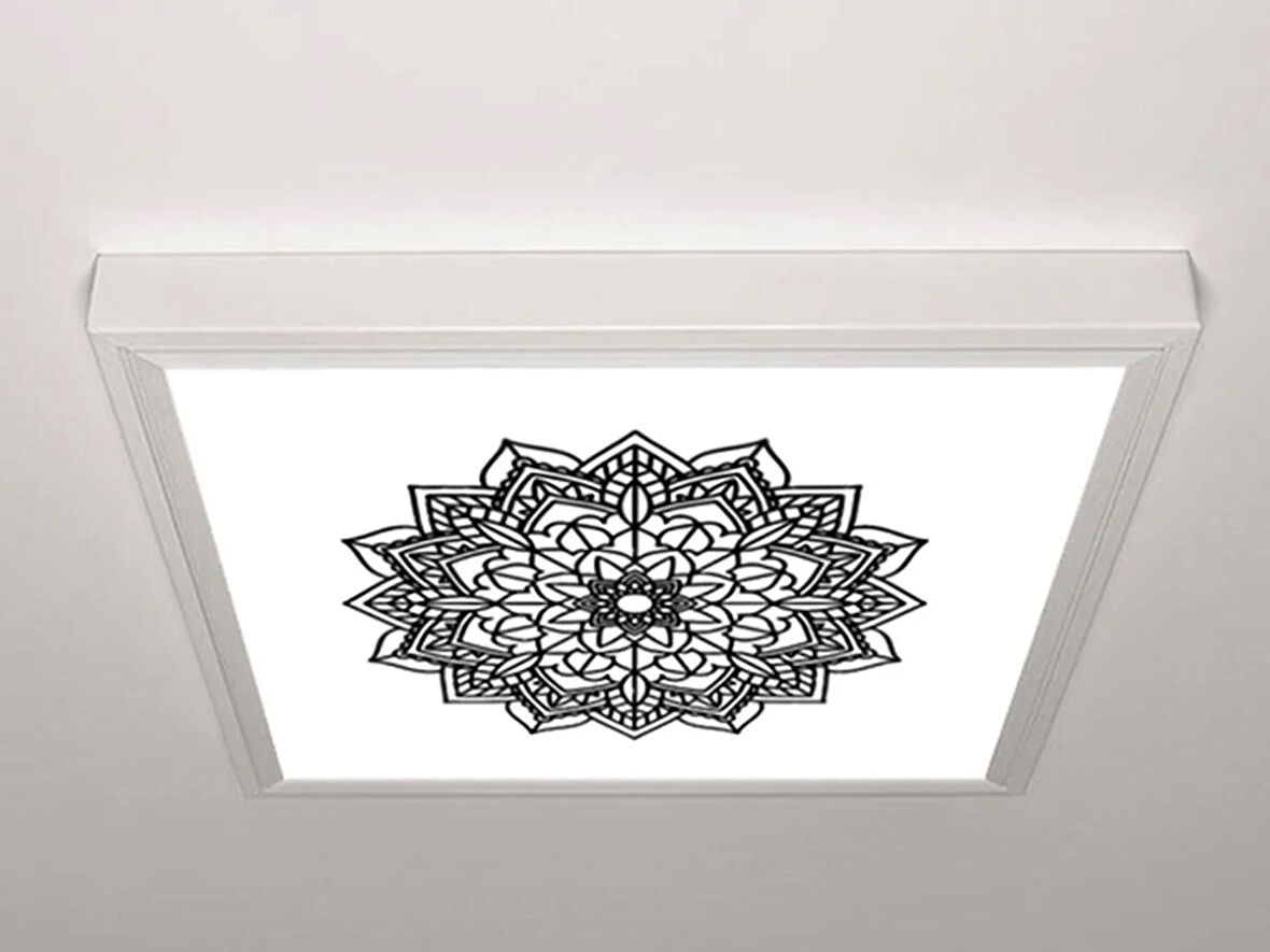 Gök Panel 60X60 LED Panel Aydınlatma Armatür Avize Sıva Üstü Desenli Tekli 46511333SU