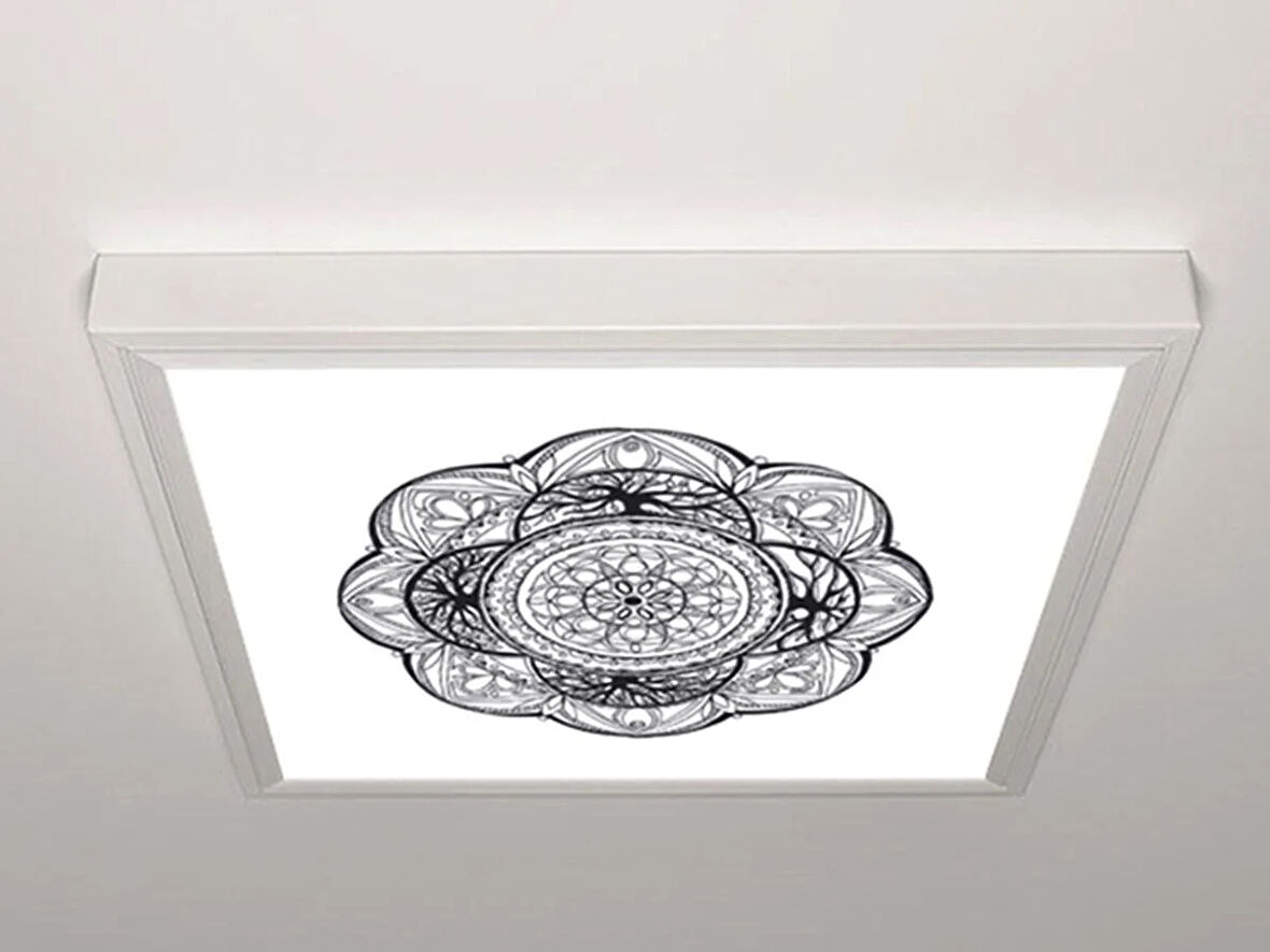 Gök Panel 60X60 LED Panel Aydınlatma Armatür Avize Sıva Üstü Desenli Tekli 46511334SU