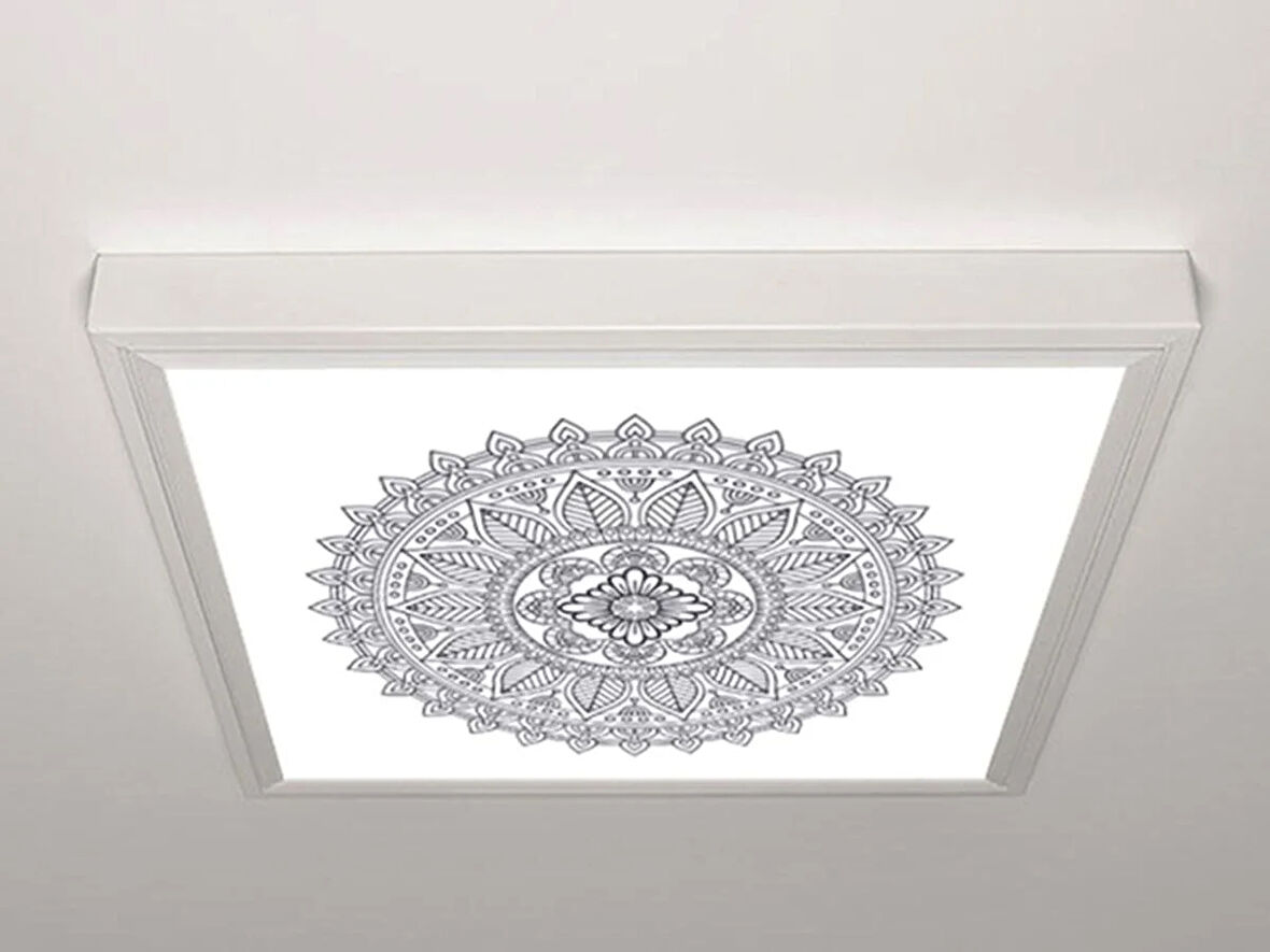 Gök Panel 60X60 LED Panel Aydınlatma Armatür Avize Sıva Üstü Desenli Tekli 46511338SU