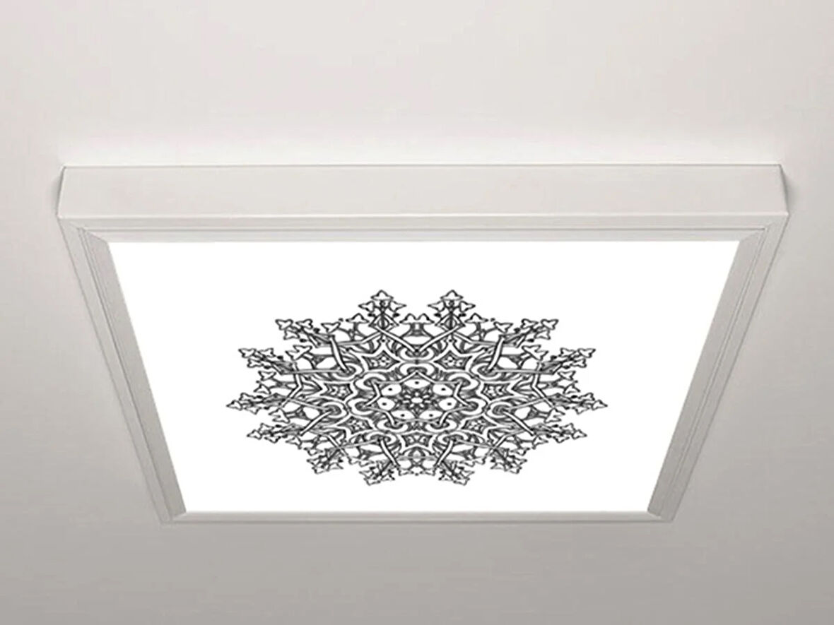 Gök Panel 60X60 LED Panel Aydınlatma Armatür Avize Sıva Üstü Desenli Tekli 46511341SU