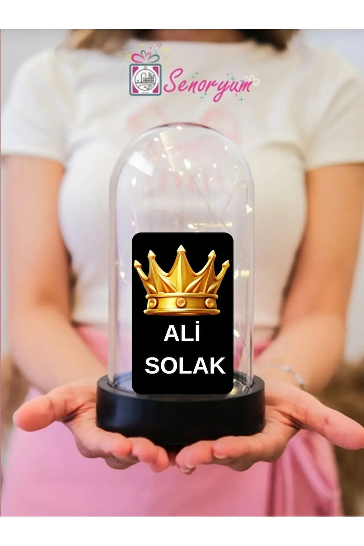 Arkadaşa Özel Hediye Fanus Anneye Hediyelik