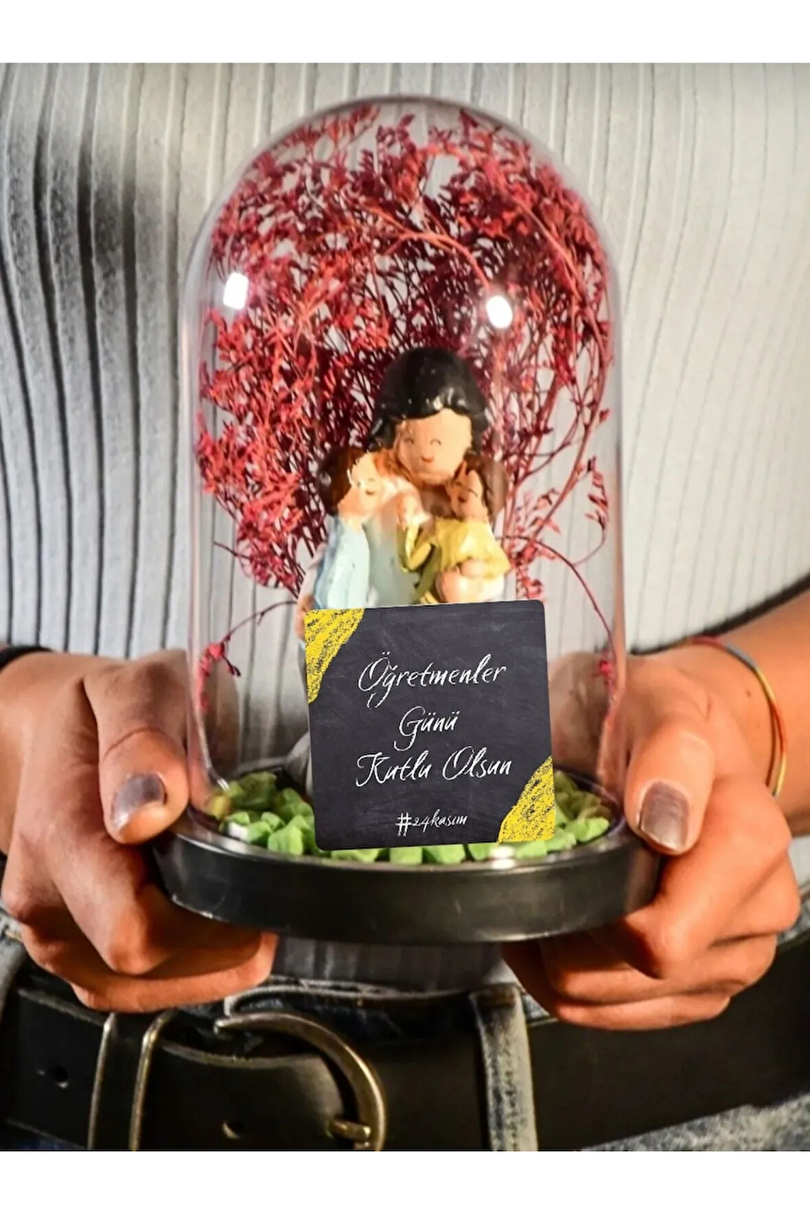 Arkadaşa Özel Hediye Fanus Anneye Hediyelik