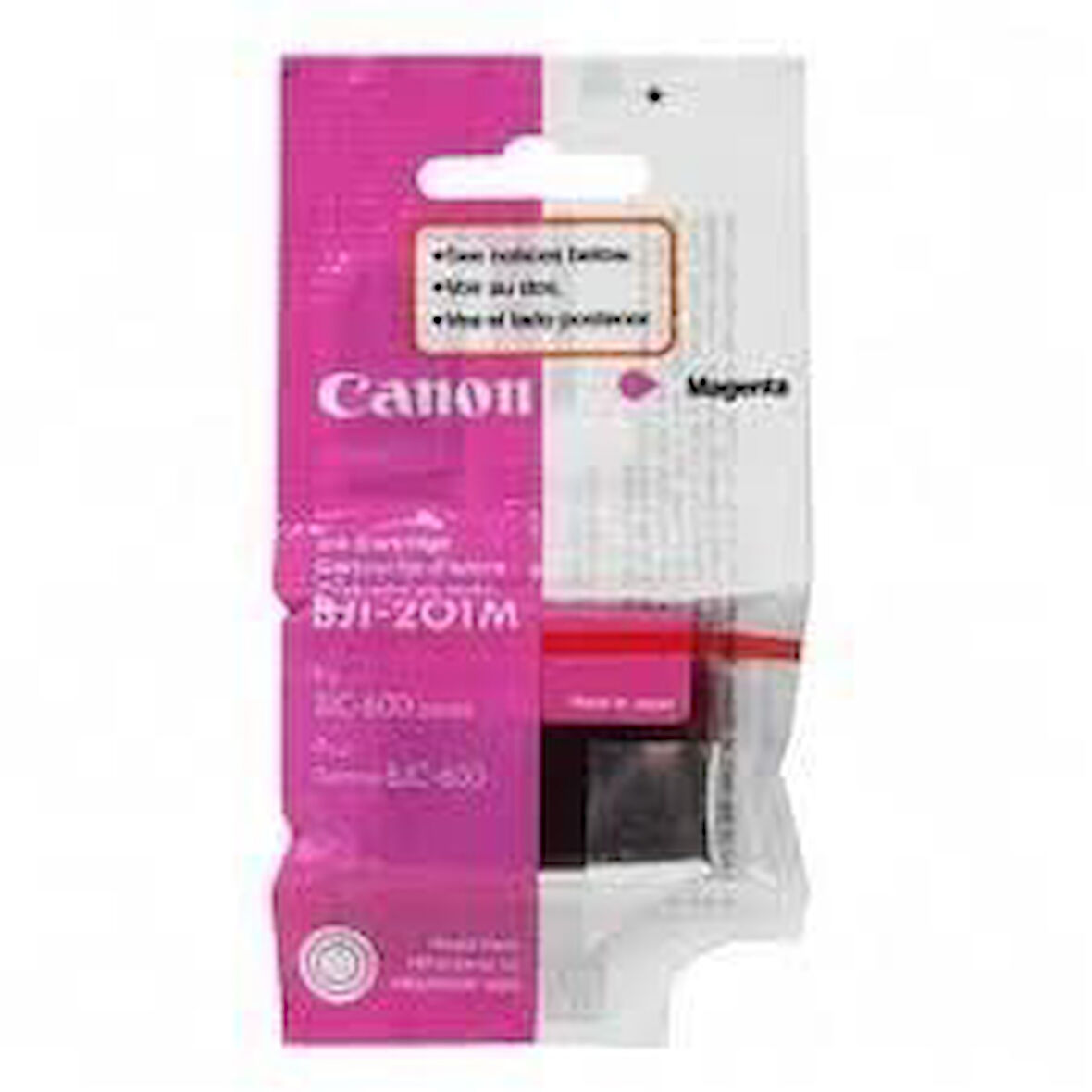 Canon BJI-201M (0948A001) Kırmızı Magenta Orjinal Kartuş BJC-610 / BJC-600