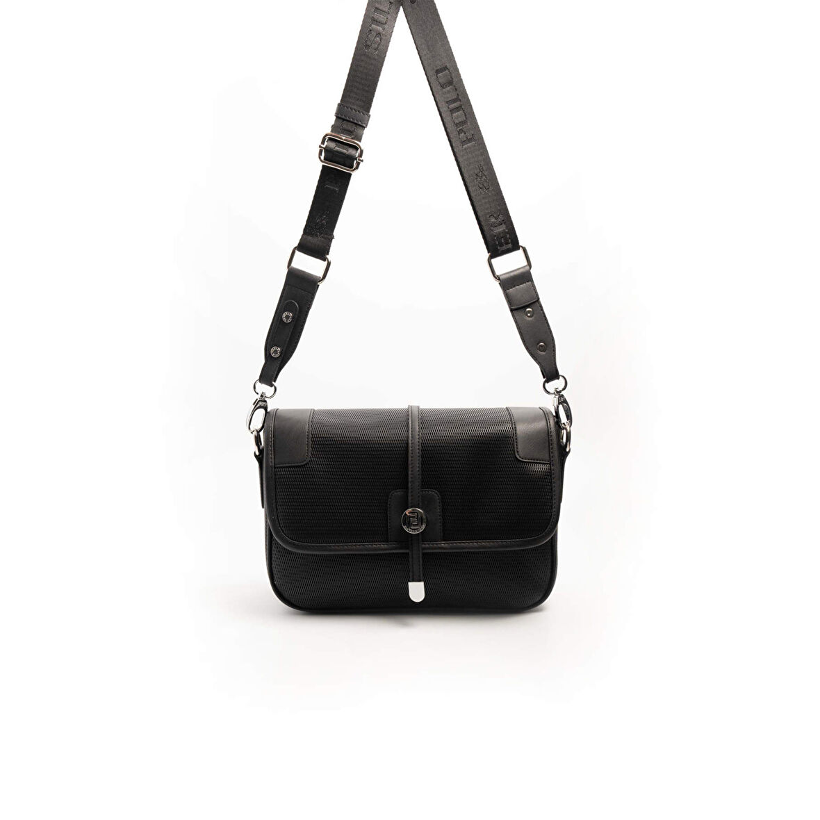 Silver Polo  Kadın Çapraz Çanta 1182-46519 SILVER POLO ÇAPRAZ Kadın ÇANTASI M86 SİYAH-MAT SİYAH