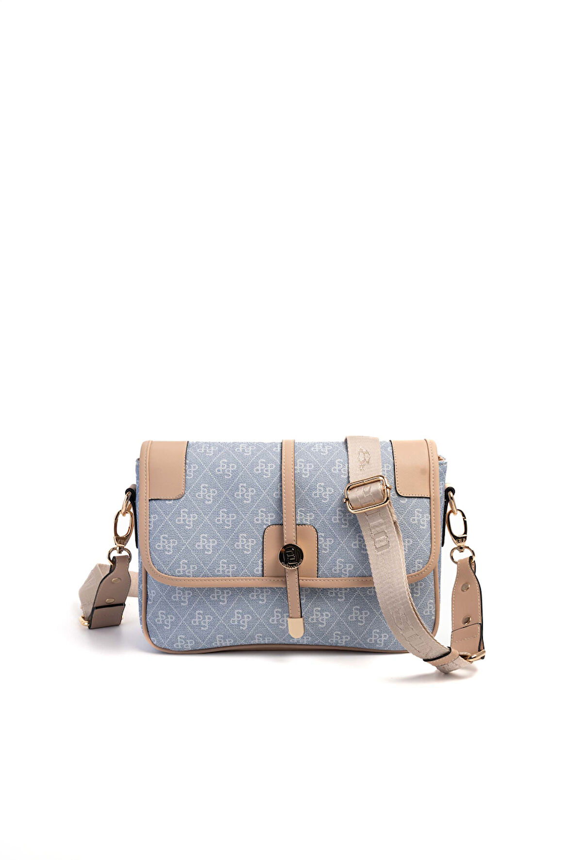 Silver Polo  Kadın Çapraz Çanta 1182-46522 SILVER POLO ÇAPRAZ Kadın ÇANTASI M178 MAVİ-MAT TEN