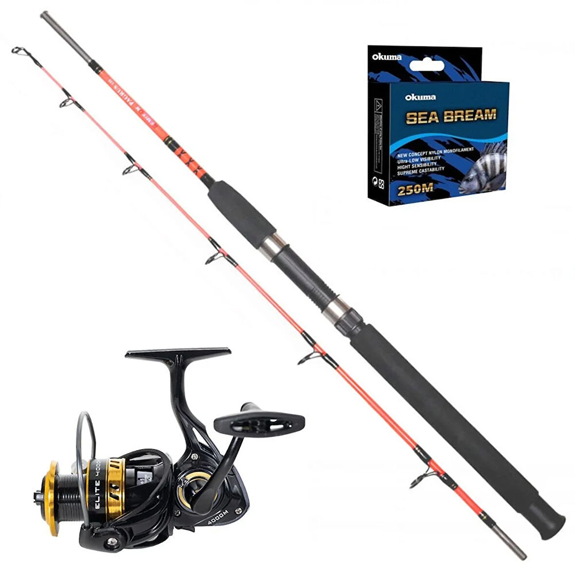 Remixon Elite 6000 - Remixon Pagrus 180cm Tekne Olta Seti