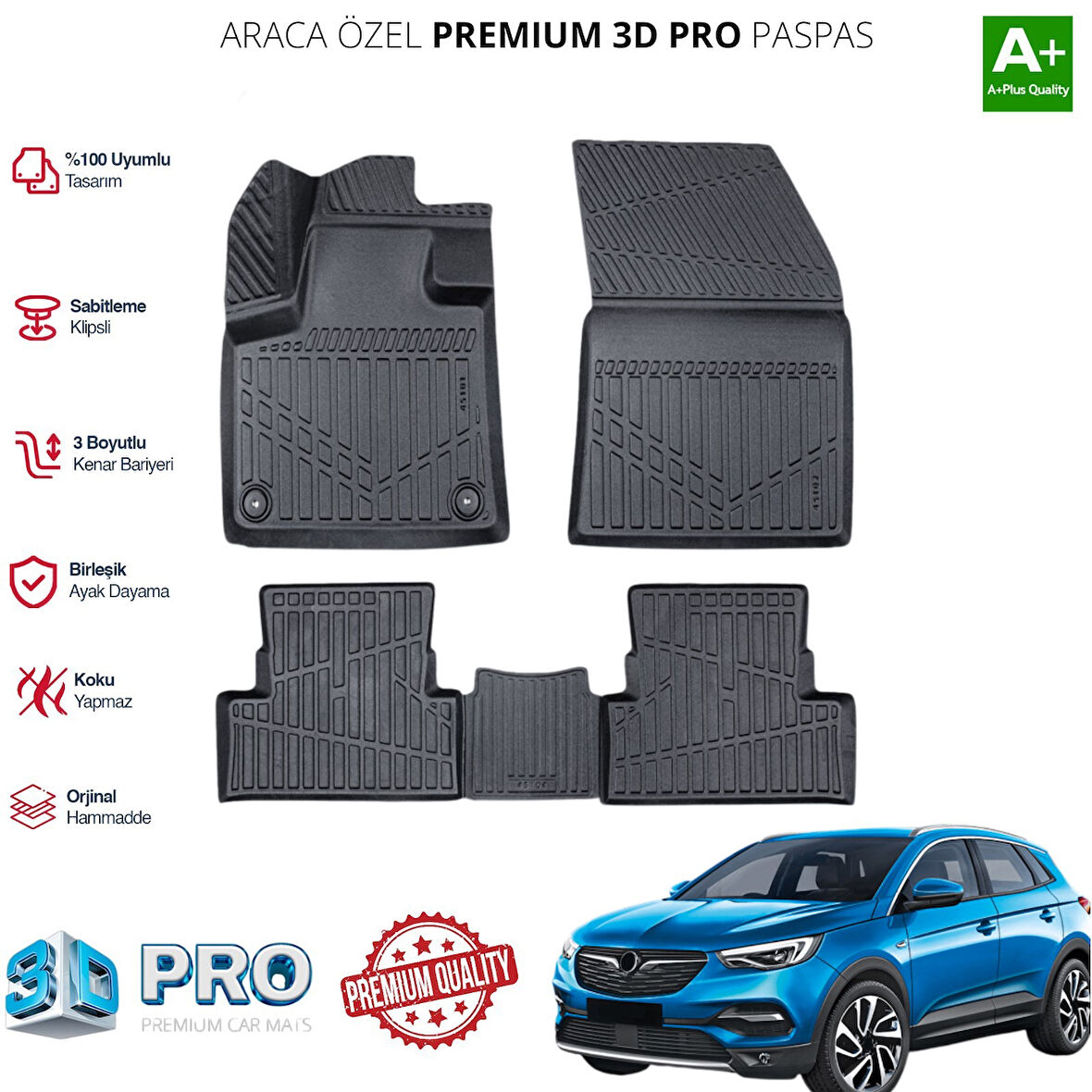 GRANDLAND X ARACA ÖZEL 3D PASPAS 2017 2018 2019 2020 2021 2022 2023 2024