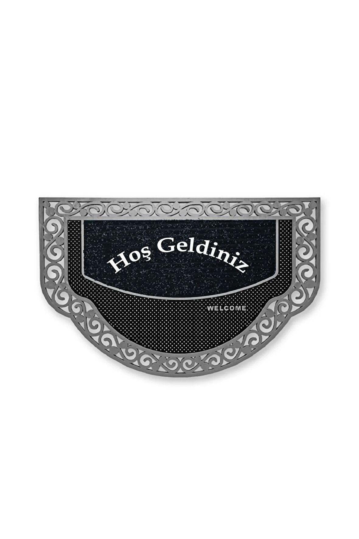 Dekoratif Dış Kapı Yıkanabilir Toz Alıcı Halı Kapı Önü Paspası hoş geldiniz yazılır