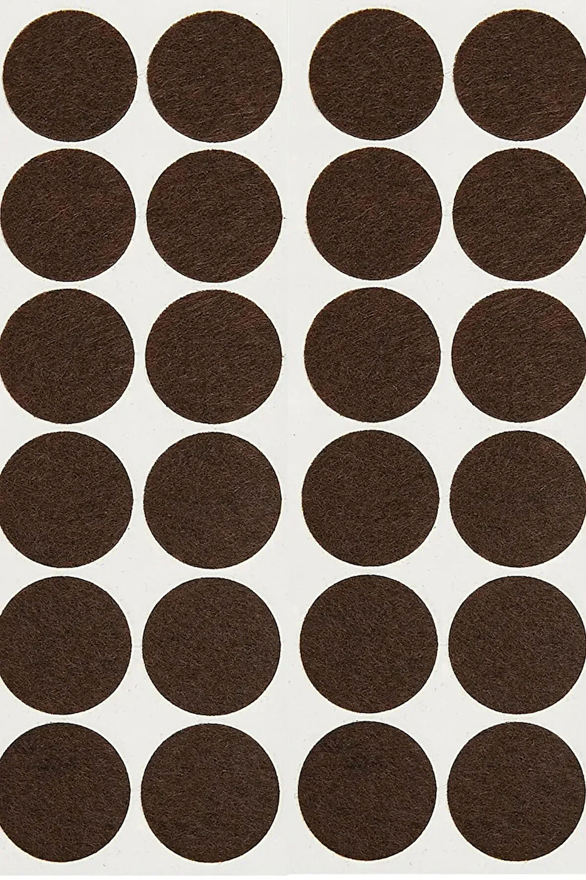 24 Mm Yapışkanlı Mobilya Ayağı Keçesi Zemin Koruyucu Masa Sandalye Parke Koruma Pedi (66'LI PAKET)