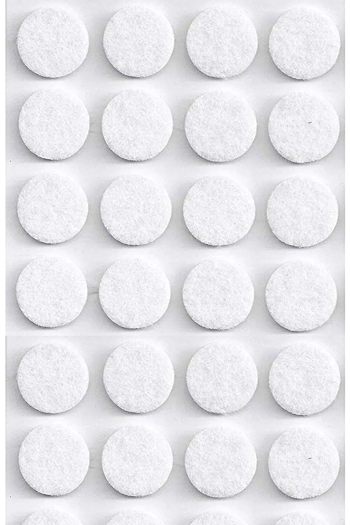 Yapışkanlı Mobilya Masa Sandalye Parke Zemin Ayak Koruyucu Kaydırmaz Keçesi 24 Mm (56'lı PAKET)