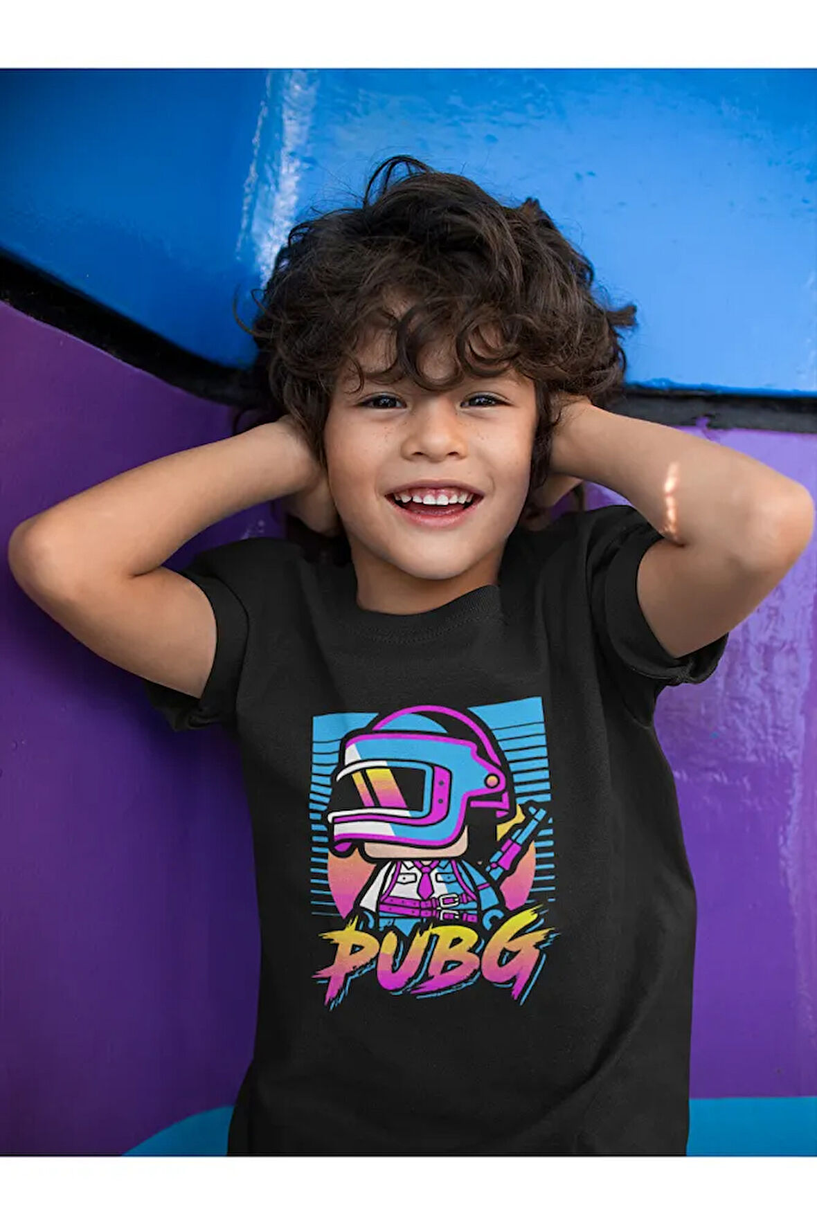 Pubg Baskılı Unisex Oyun Çocuk Tişört (1-12 YAŞ)