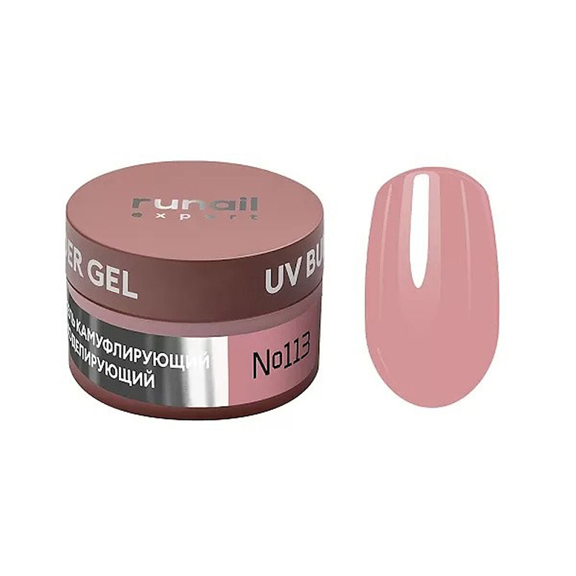 Runail Expert Protez Tırnak Jeli UV Gel Nude Şeftali Pembe 50Gr. 113