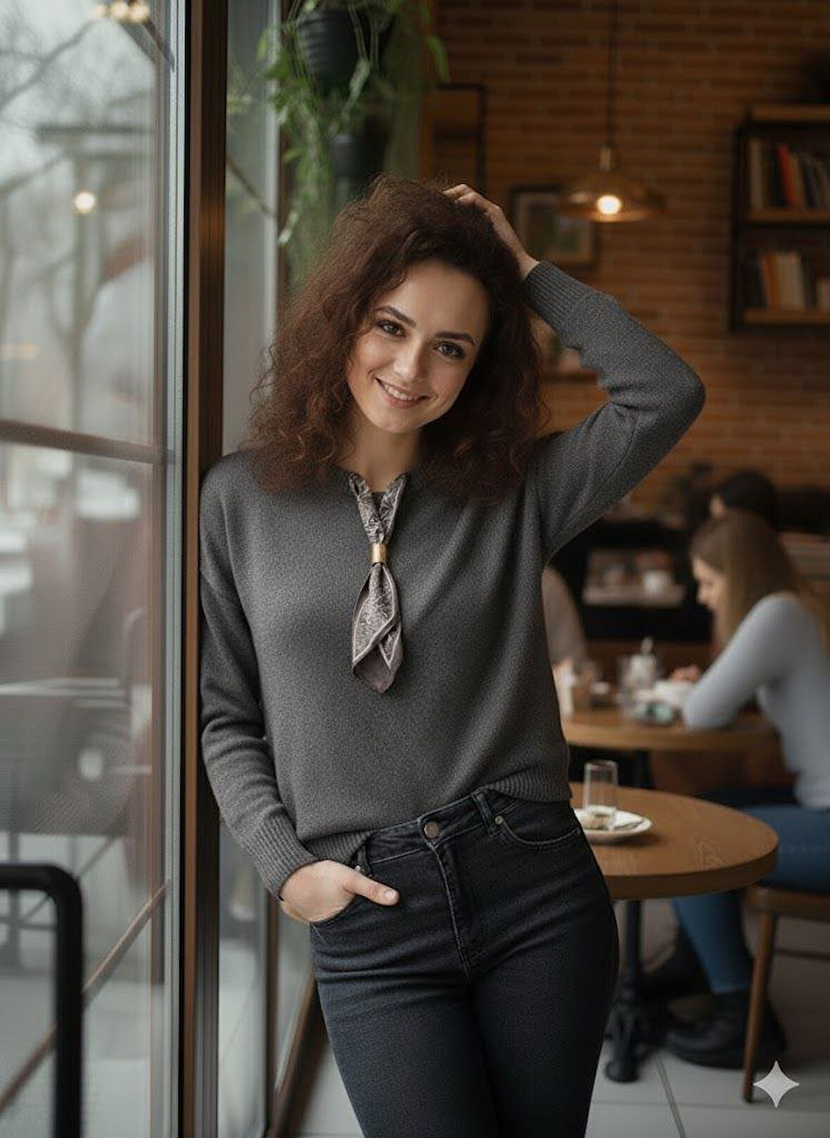 Triko Fiyonklu Kazak