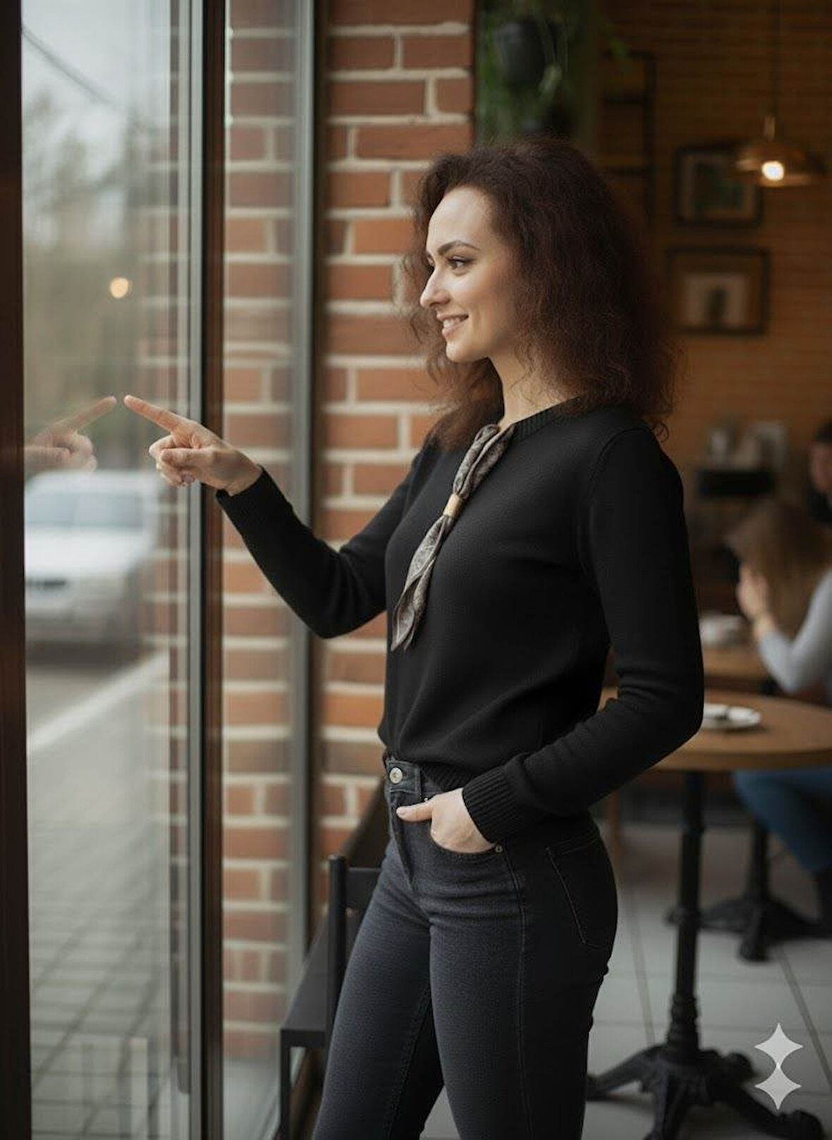 Triko Fiyonklu Kazak