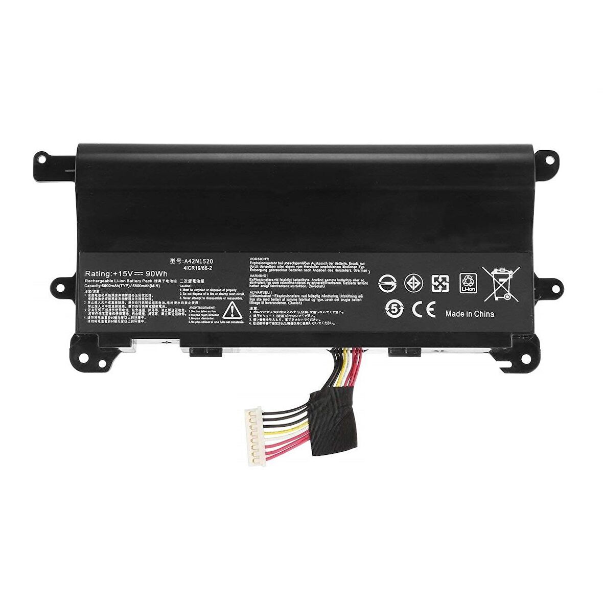 Asus ROG G752V A32N1511 A42N1520 Batarya Pil 8 Cell