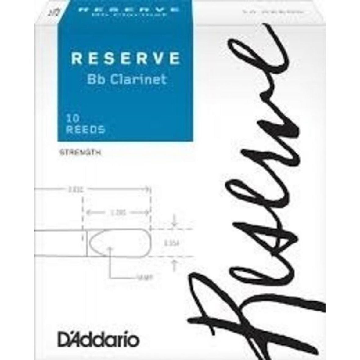 Rico Reserve DCR1030 Sib Klarnet Kamışı No:3