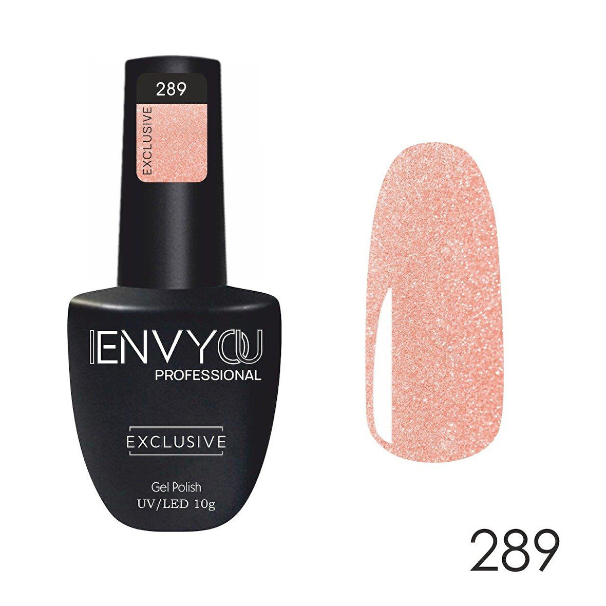 Envy Kalıcı Oje Exclusive Simli Soluk Pembe Nude 10gr No:289
