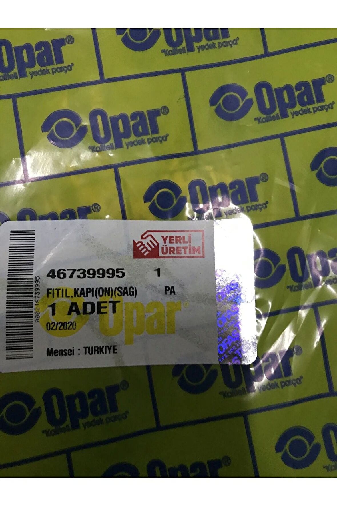 Fiat Palio Siena albea ön sağ kapı fitili orj