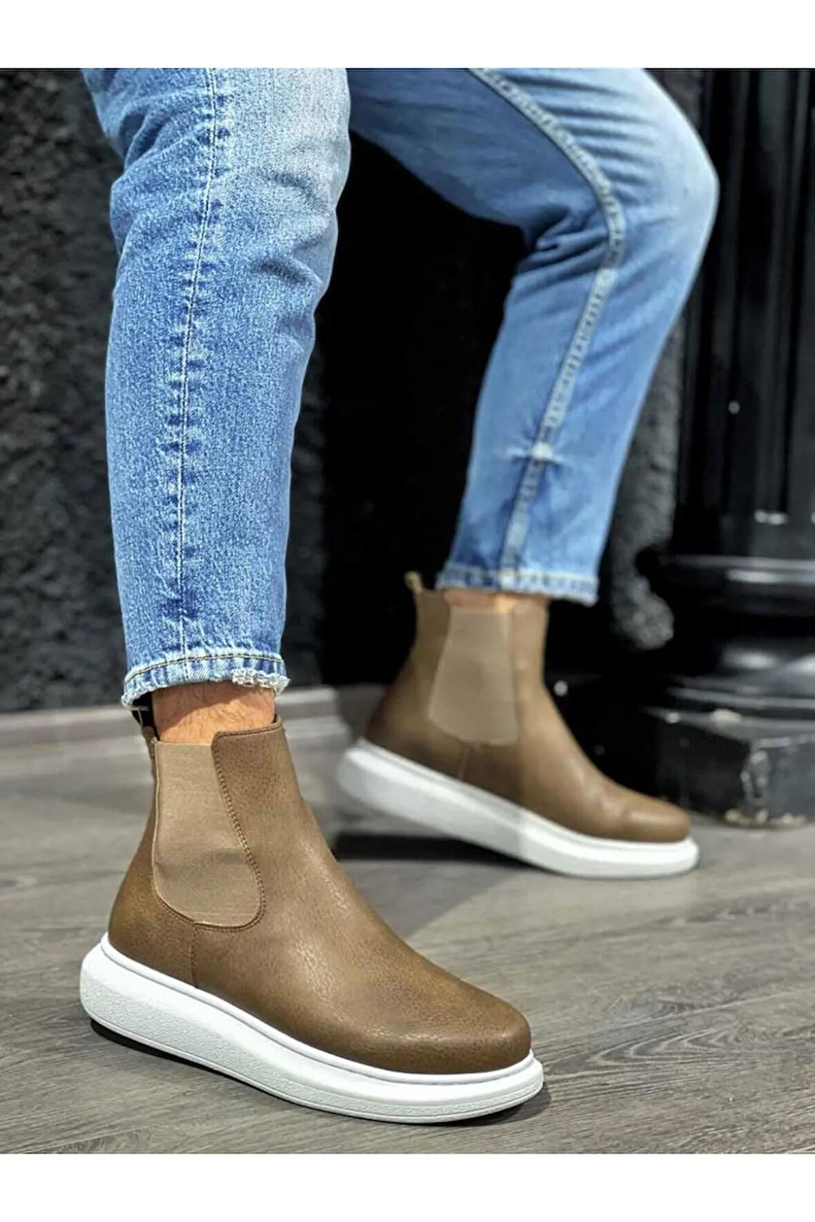 Arda  Knack Yüksek Taban Ayakkabı 111 Vizon