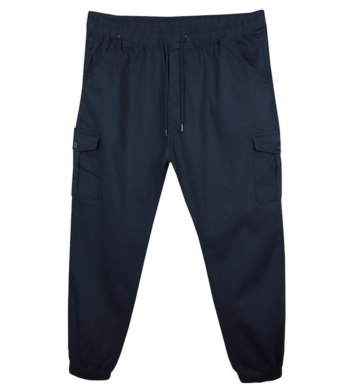 Kargo Cepli Büyük Beden Likralı Jogger Pantolon