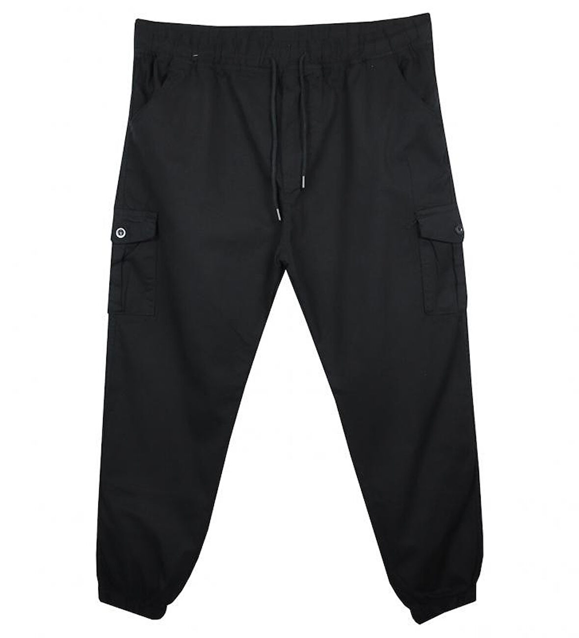 Kargo Cepli Büyük Beden Likralı Jogger Pantolon