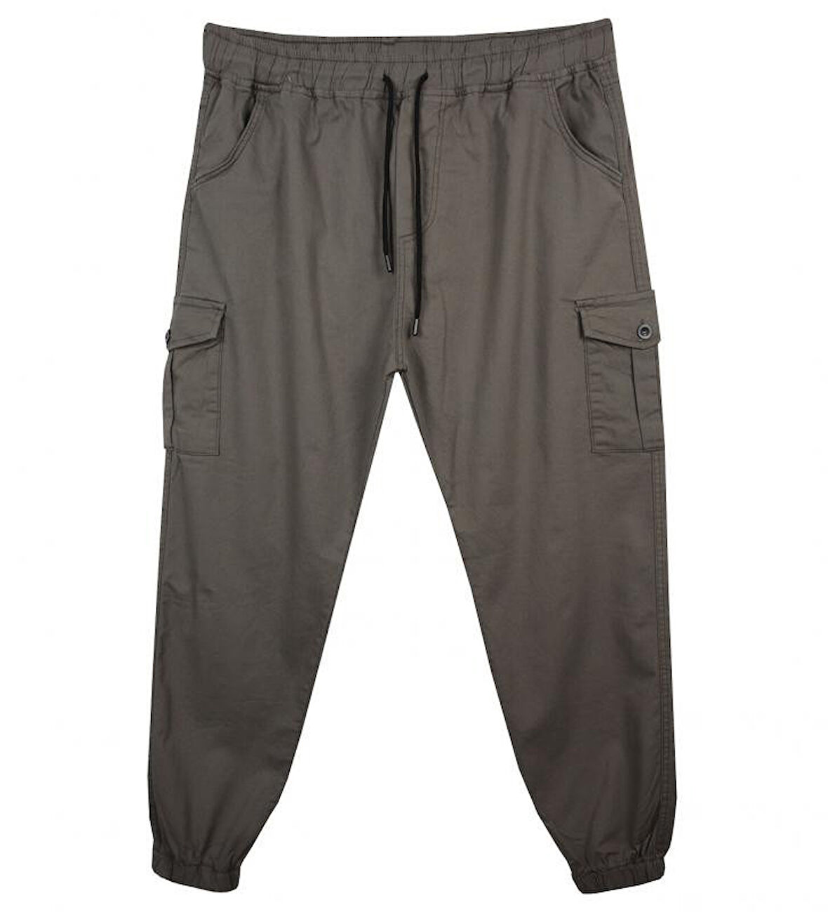 Kargo Cepli Büyük Beden Likralı Jogger Pantolon