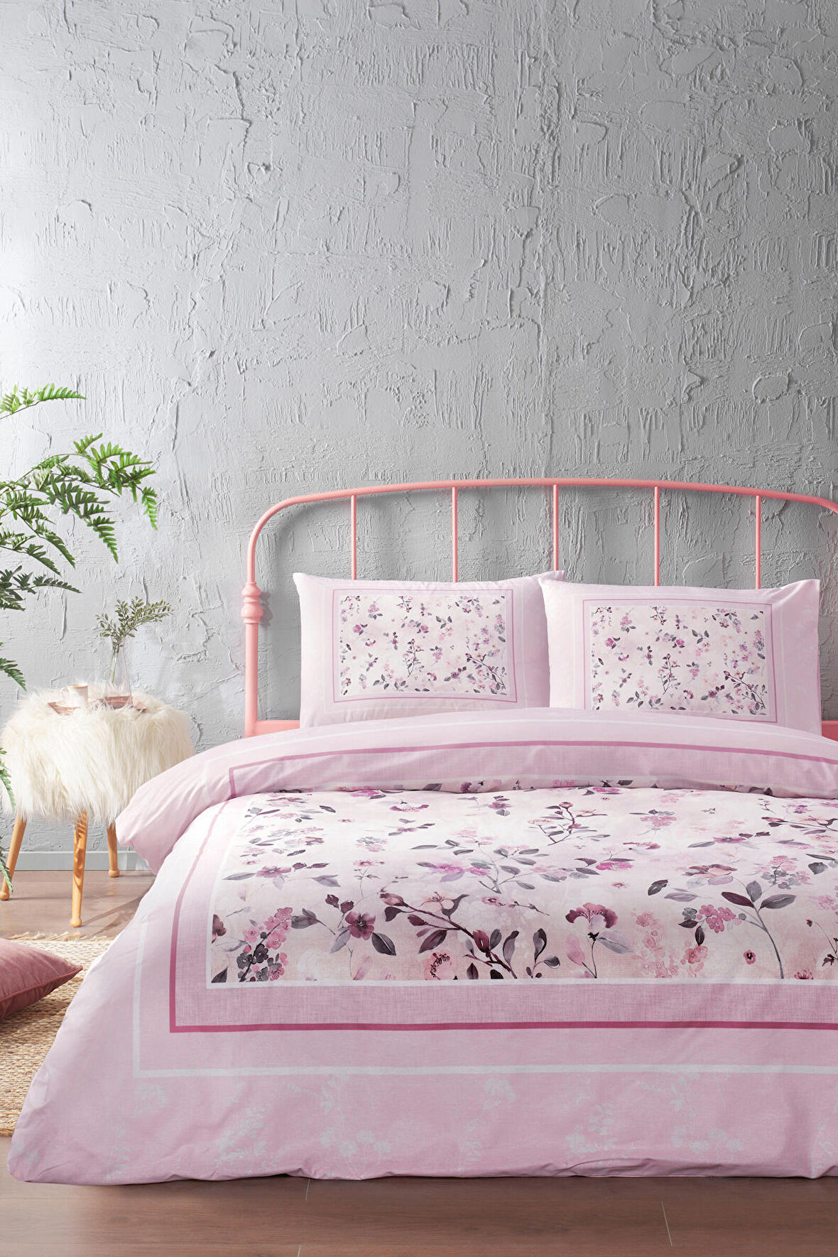 Özdilek Fleur Rose Battal Boy Nevresim Takımı