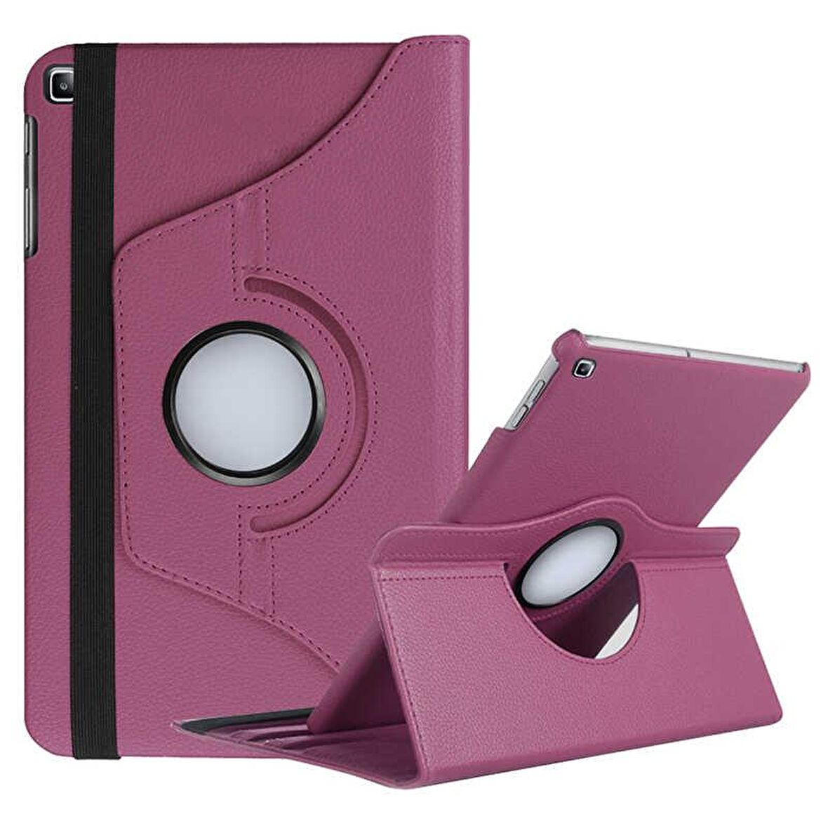 Huawei T5 10 inc Fuchsia Dönebilen Standlı Kılıf