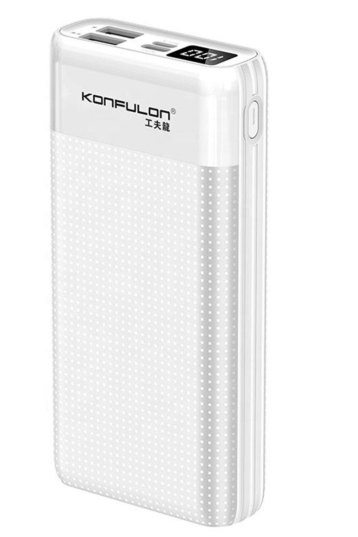 Konfulon A30 20000 mAh Hızlı Şarj Powerbank Beyaz 