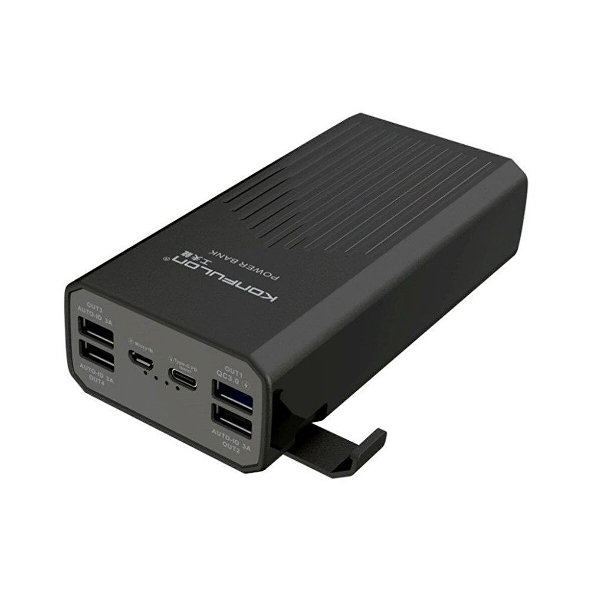 P40Q Powerbank 40.000 mAh Konfulon PD 18W Hızlı Şarj QC 3.0 ve Oto Standby Özellikli Telefon Tablet Tutamaçlı Powerbank