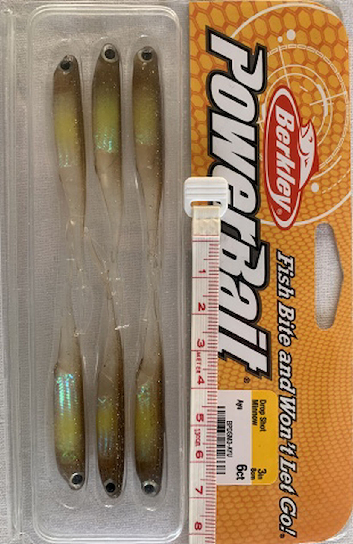 BERKLEY POWERBAİT DROP SHOT MİNNOW AYU ( BPDSM3-AYU) SİLİKON BALIK YEM